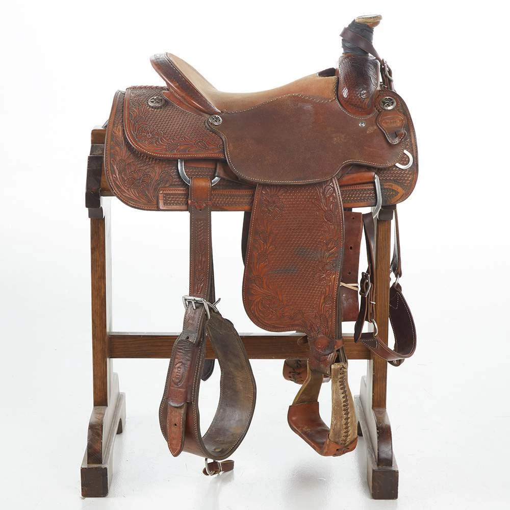 NRS Used 15.5in DHS Saddlery Team Roper 2 NRS Used 15.5in DHS Saddlery Team Roper - Image 2