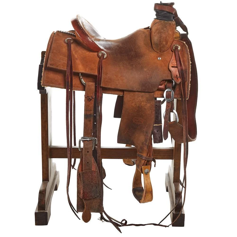 NRS Used 14in Goldline Saddlery Team Roper 2 NRS Used 14in Goldline Saddlery Team Roper - Image 2