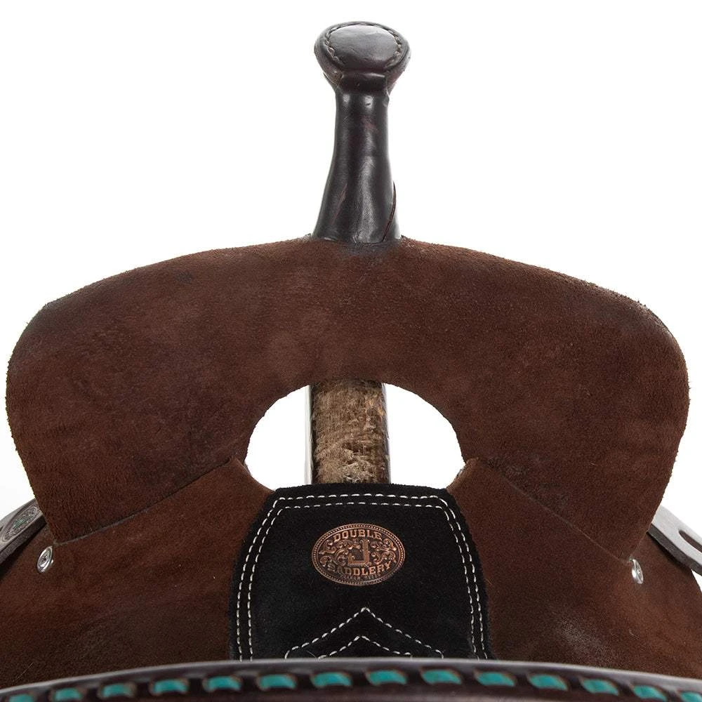 NRS Used 13.5in Double J Featherlite Barrel Saddle 3 NRS Used 13.5in Double J Featherlite Barrel Saddle - Image 3