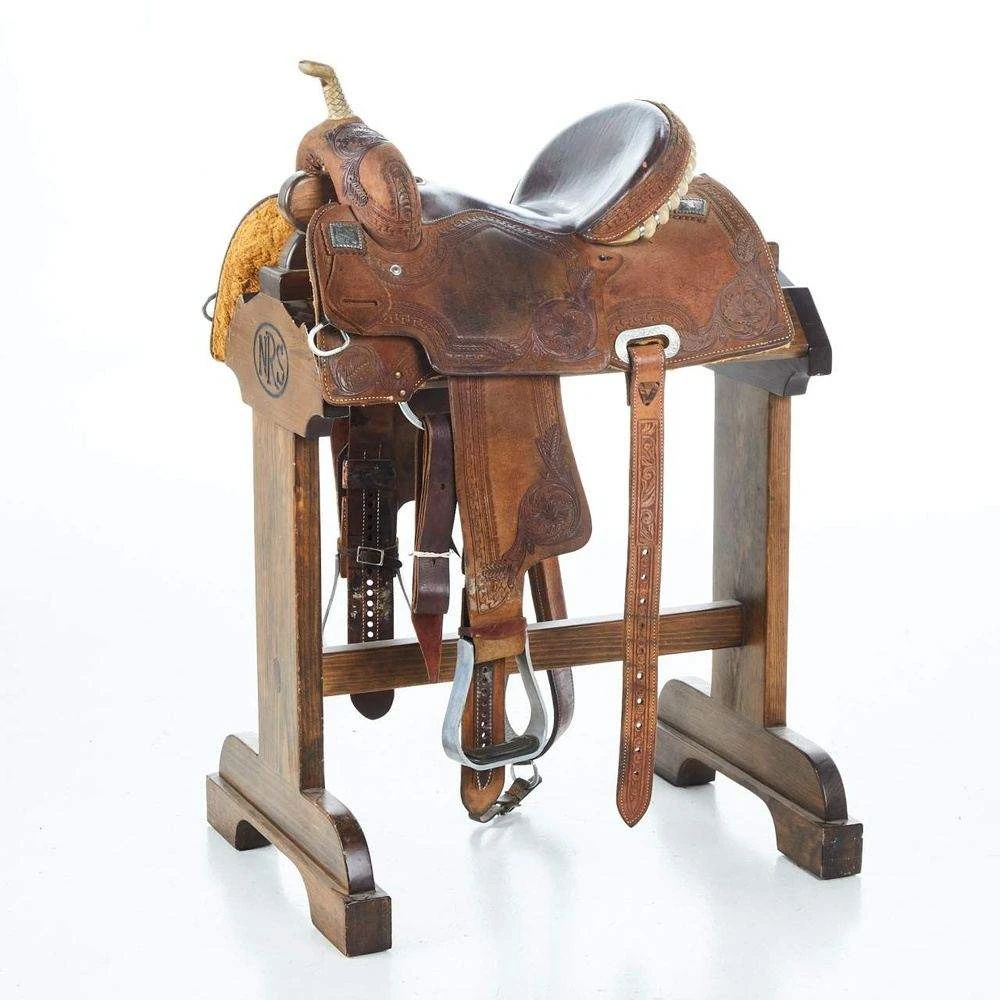 NRS Used 14 Inch Star Of Texas Barrel Saddle 2 NRS Used 14 Inch Star Of Texas Barrel Saddle - Image 2