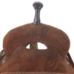 NRS Used 16.5in Fort Worth Saddlery Barrel Saddle 5 NRS Used 16.5in Fort Worth Saddlery Barrel Saddle -Nrs 02 372BR 3