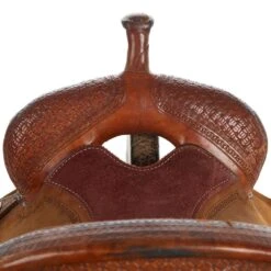 NRS Used 14 Mart Saddlery Barrel Saddle -Nrs 02 395BR 3