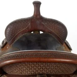 NRS Used 14in Pro Series Barrel Saddle 5 NRS Used 14in Pro Series Barrel Saddle -Nrs 02 401BR 03