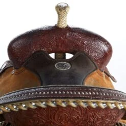 NRS Used 14in Circle Y Barrel Saddle -Nrs 02 436BR 2