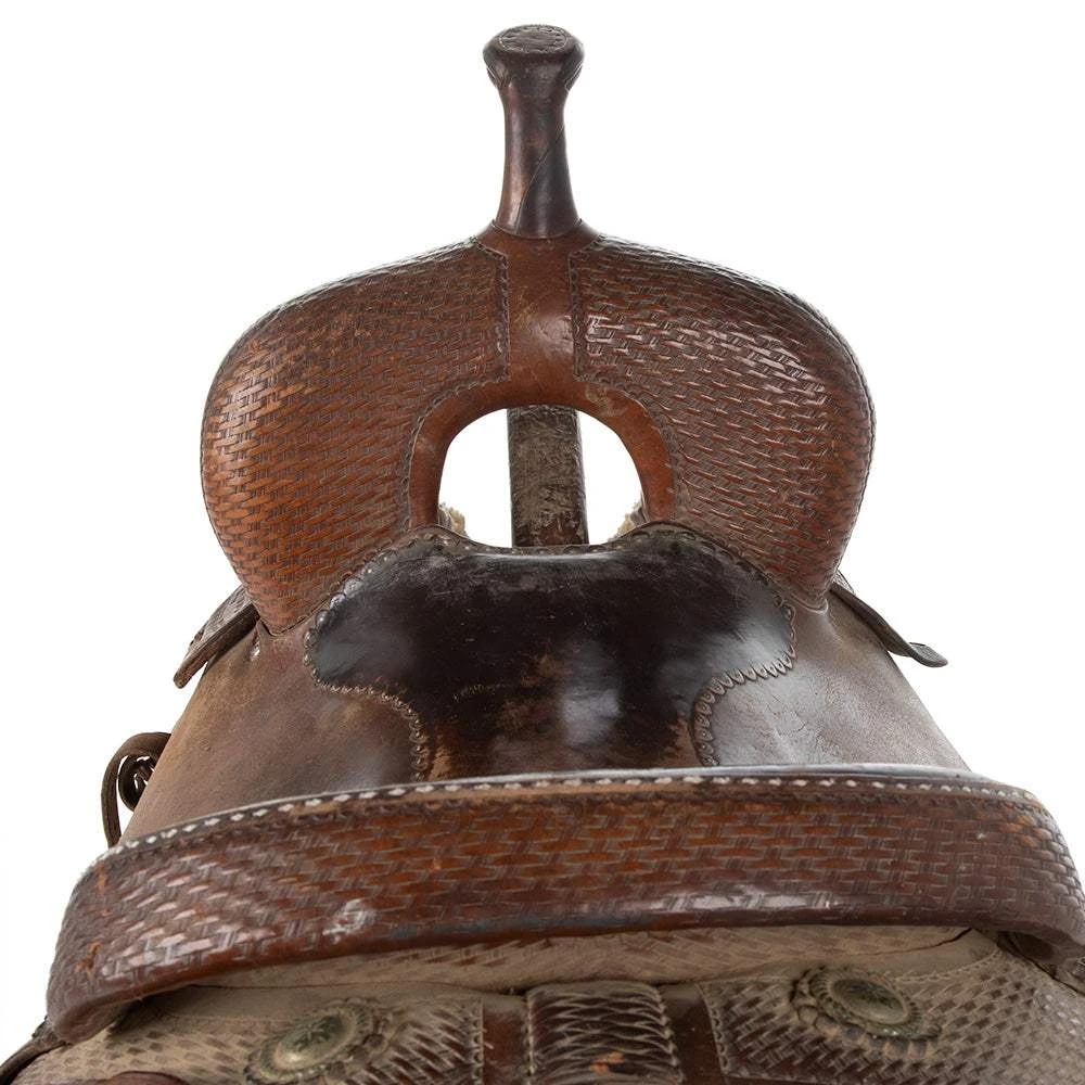 NRS Used 17' Cajun Saddlery Cutting Saddle 3 NRS Used 17' Cajun Saddlery Cutting Saddle - Image 3