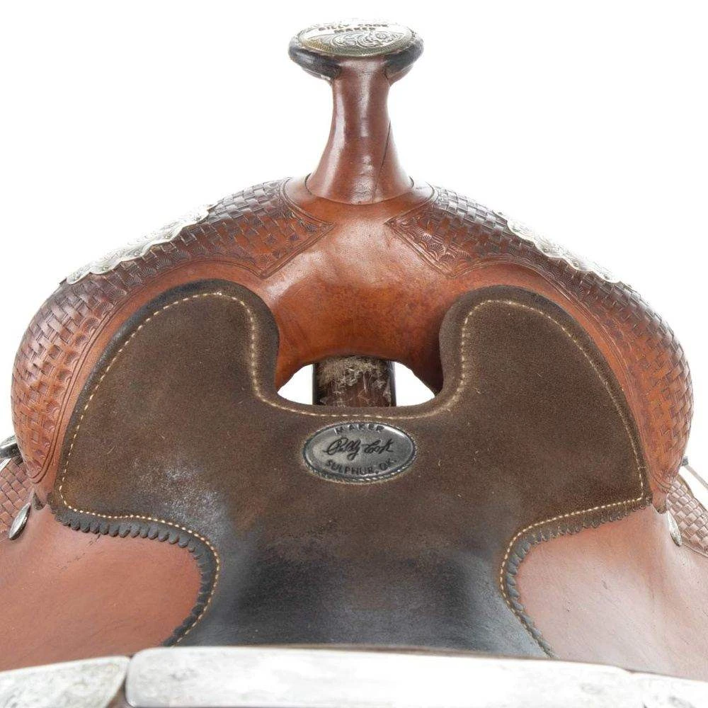 NRS Used 14.5in Billy Cook Show Saddle 3 NRS Used 14.5in Billy Cook Show Saddle - Image 3