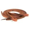 NRS 5/8' Harness Leather Split Rein With Water Loops