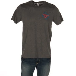 NRS Team Roper Grey Texas Logo Tee
