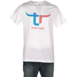 NRS Team Roper Patriot White T-Shirt Short Sleeve TRT-0320-07