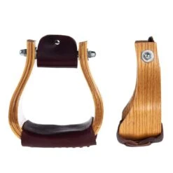 NRS 3in Oak Wood Offset Stirrups