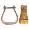 NRS 3in Brass Bound Wood Bell Stirrups