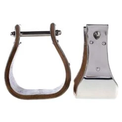 NRS 4in Metal Bound Wood Bell Stirrups