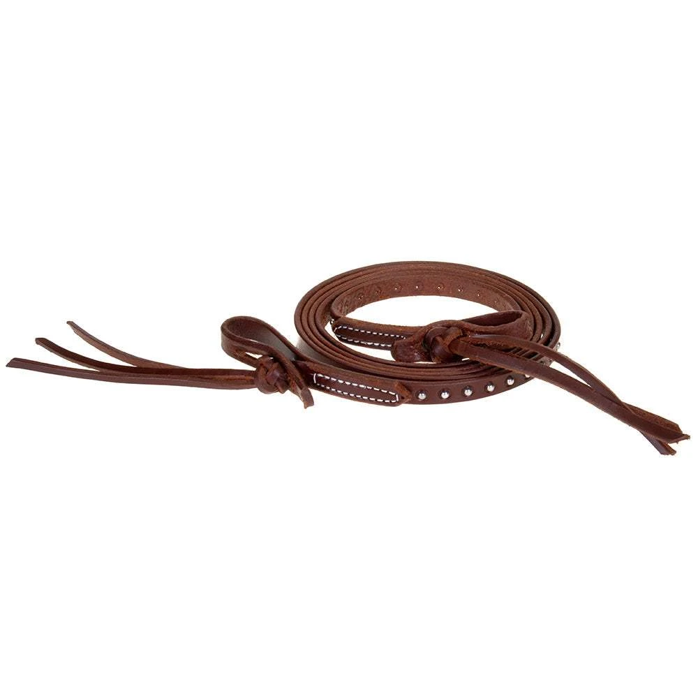 NRS Dotted Roping Rein W/Pineapple Knot 1 NRS Dotted Roping Rein W/Pineapple Knot