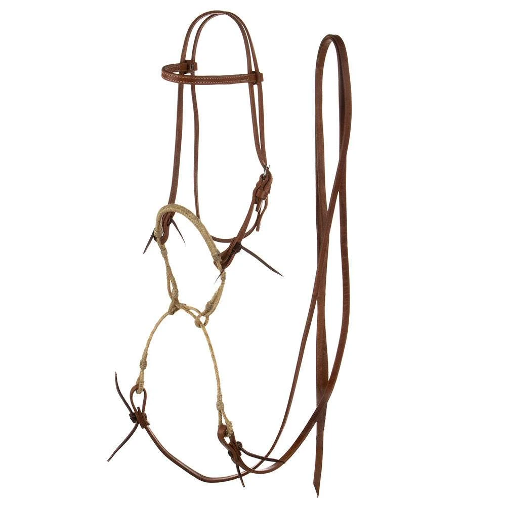 NRS Rawhide Noseband Martingale Breaking Bridle 1 NRS Rawhide Noseband Martingale Breaking Bridle