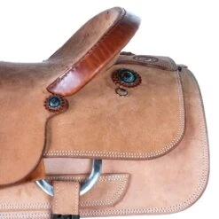 Nrs Competitors NRS Competitor's Series Natural Full Rough Out Team Roper Saddle -Nrs 1411853 31