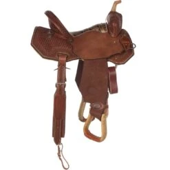 Nrs Competitors NRS Competitor Series Chocolate Half Breed Barrel Racing Saddle -Nrs 1411888 21