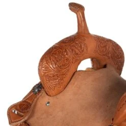 Nrs Competitors NRS Competitor Series 7/8 Breed Prairie Flower Natural Barrel Saddle -Nrs 1412105 3