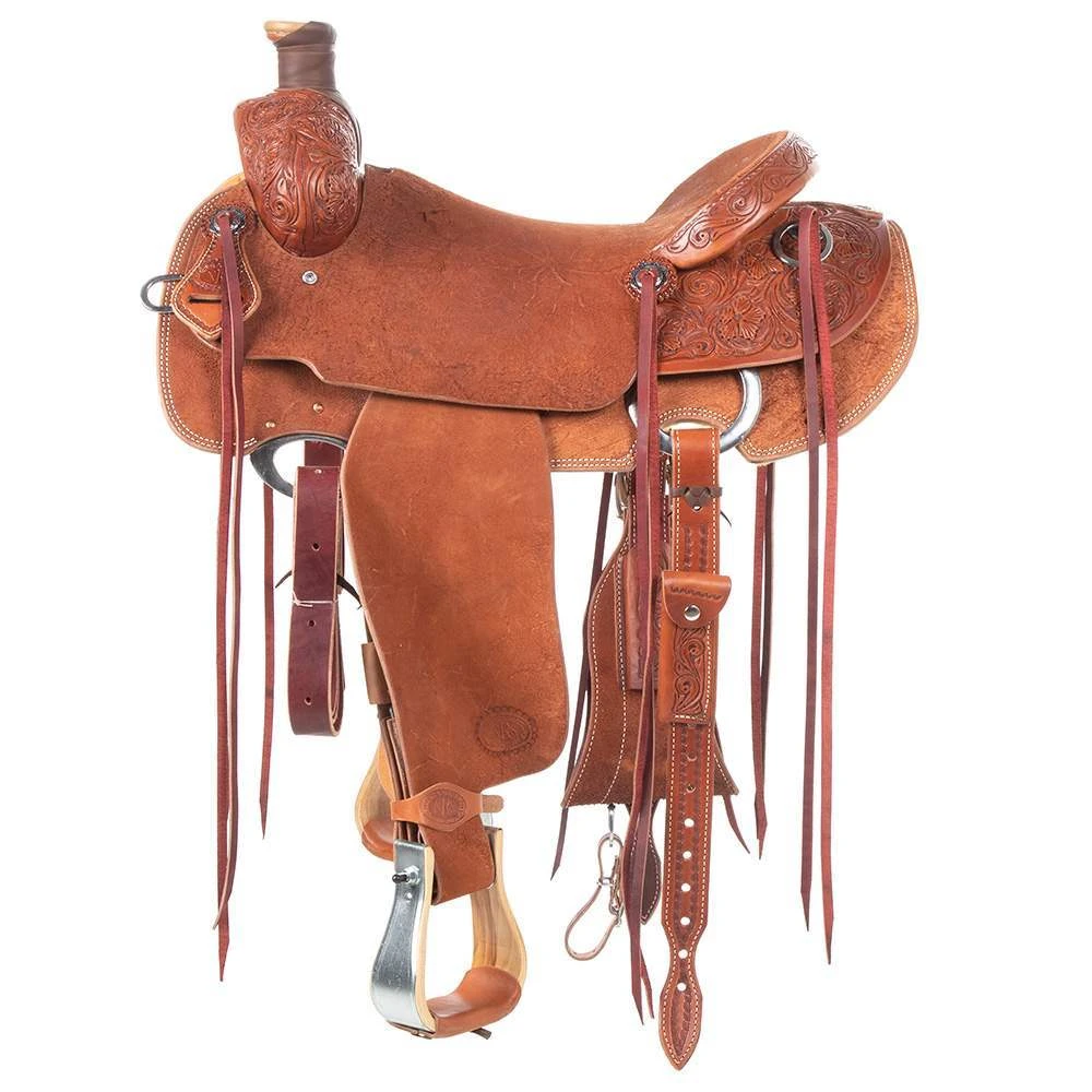 Nrs Competitors Competitor Series 1/4 Breed Chestnut Wyoming Flower Will James Low Cantle 2 Nrs Competitors Competitor Series 1/4 Breed Chestnut Wyoming Flower Will James Low Cantle - Image 2