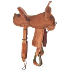 Nrs Competitors Roughout Barrel Saddle With Double Shell/Rope Border -Nrs 1412169 3