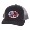 NRS Ranch Black/Charcoal Waving Flag Cap