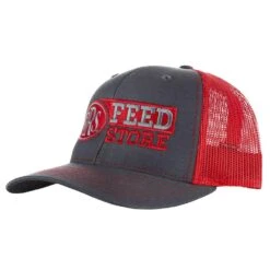 NRS Feed Store Gray Embroidery Logo Cap