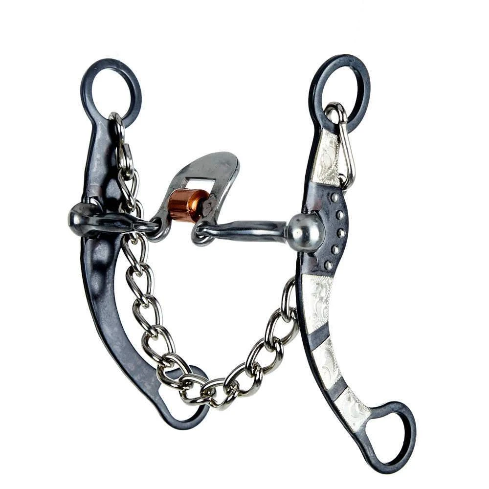 NRS Thumb Port Bit With Copper Cricket 1 NRS Thumb Port Bit With Copper Cricket