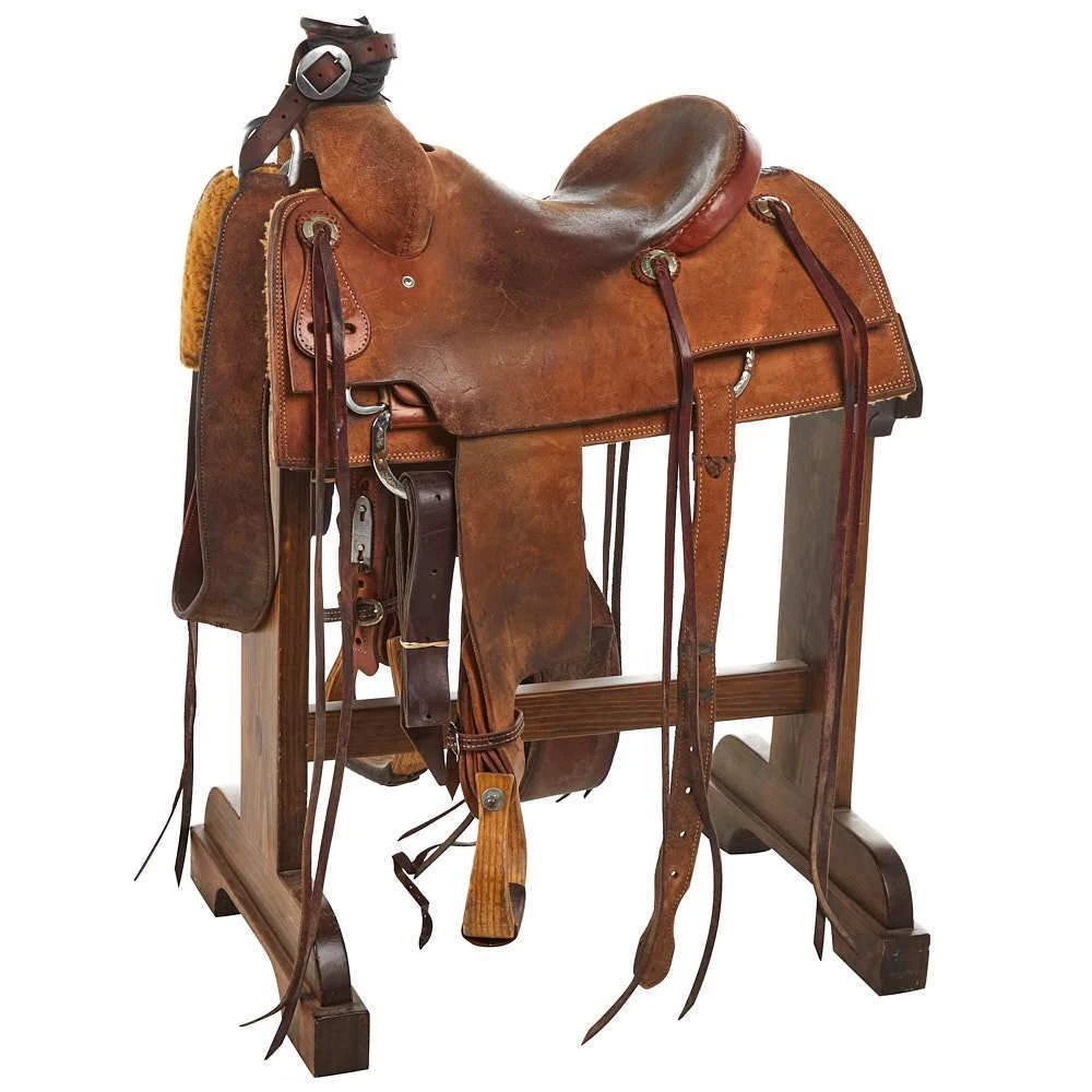 NRS Used 14in Goldline Saddlery Team Roper 1 NRS Used 14in Goldline Saddlery Team Roper