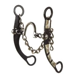 NRS Ported Chain Bit With German Silver Bars