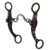 NRS Antique Brown Ported Chain Bit With Copper Dots