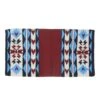 NRS Exclusive Thistle Deep Red And Blue Saddle Blanket