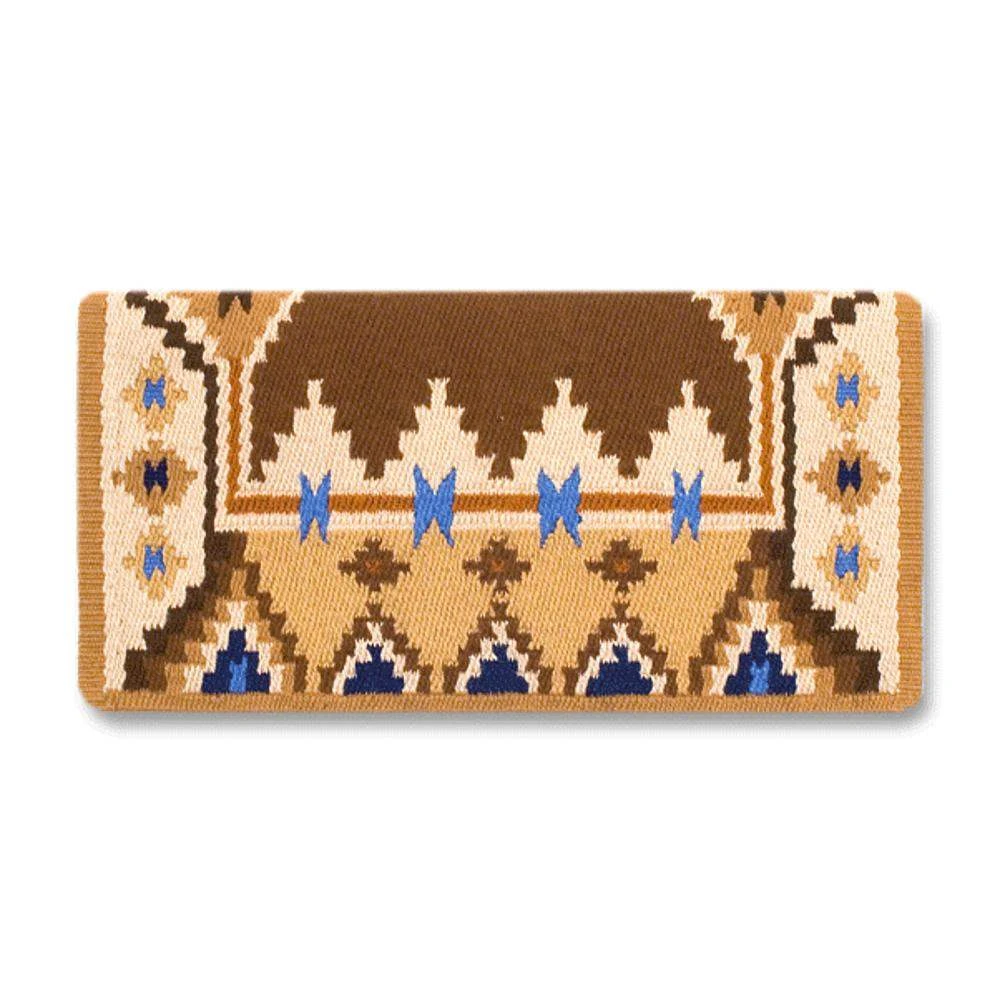 NRS Enchanted Pines Chocolate Wool Saddle Blanket 1 NRS Enchanted Pines Chocolate Wool Saddle Blanket