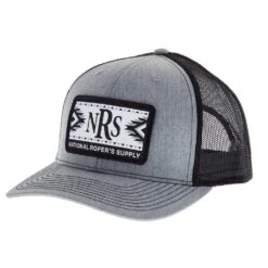 NRS Aztec Patch Grey And Black Logo