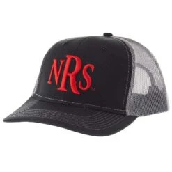 NRS Black And Grey 3D Logo Cap