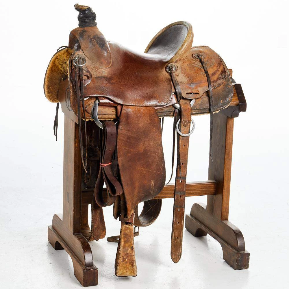 NRS Used 14.5in Sulphur River Ranch Saddle 1 NRS Used 14.5in Sulphur River Ranch Saddle