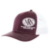 NRS Ride Ready Maroon/White Cap