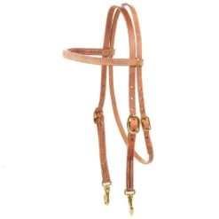 NRS Straight Browband Headstall W/snaps