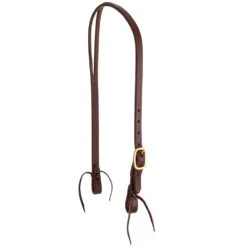 NRS 3/4in. Oiled Slit Ear Headstall