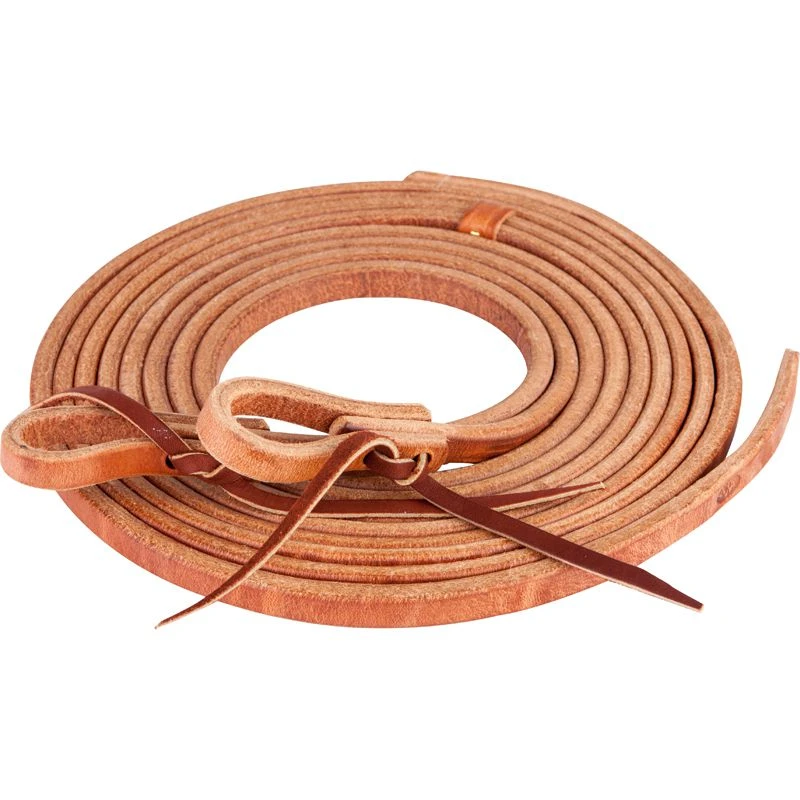 Nrs Tack Hand Rubbed Split Reins- 1/2in X 8ft 1 Nrs Tack Hand Rubbed Split Reins- 1/2in X 8ft