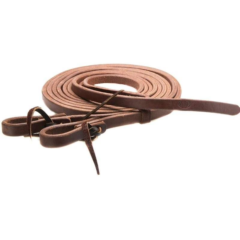 Nrs Tack 8ft 5/8in Hand Rubbed Oiled Split Reins 1 Nrs Tack 8ft 5/8in Hand Rubbed Oiled Split Reins