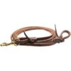 Nrs Tack 8 Ft. Oiled Harness Leather Flat Roping Reins