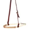 NRS Red Lace Rawhide Covered Double Rope Noseband