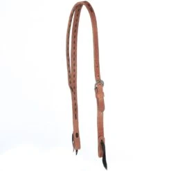 NRS Tack Black Buckstitch Split Ear Headstall