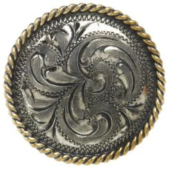 NRS 1 1/2 Antique Oakdale Rope Concho