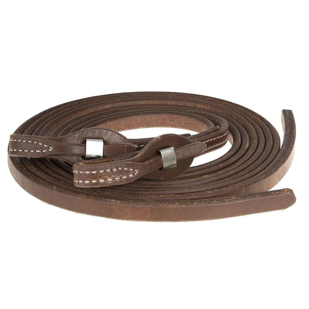 Nrs Tack Box Loop Split Reins - Oiled 1 Nrs Tack Box Loop Split Reins - Oiled