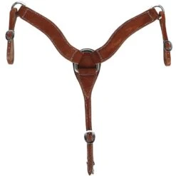 Nrs Competitors Chestnut Roughout Contoured Breast Collar