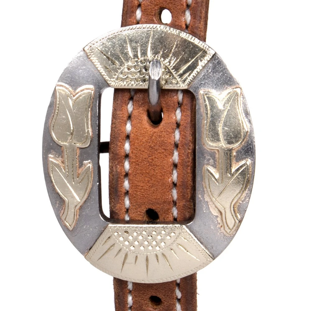 Nrs Tack TLC Series Lightly Oiled Browband Headstall With Tulip Cart Buckles 2 Nrs Tack TLC Series Lightly Oiled Browband Headstall With Tulip Cart Buckles - Image 2