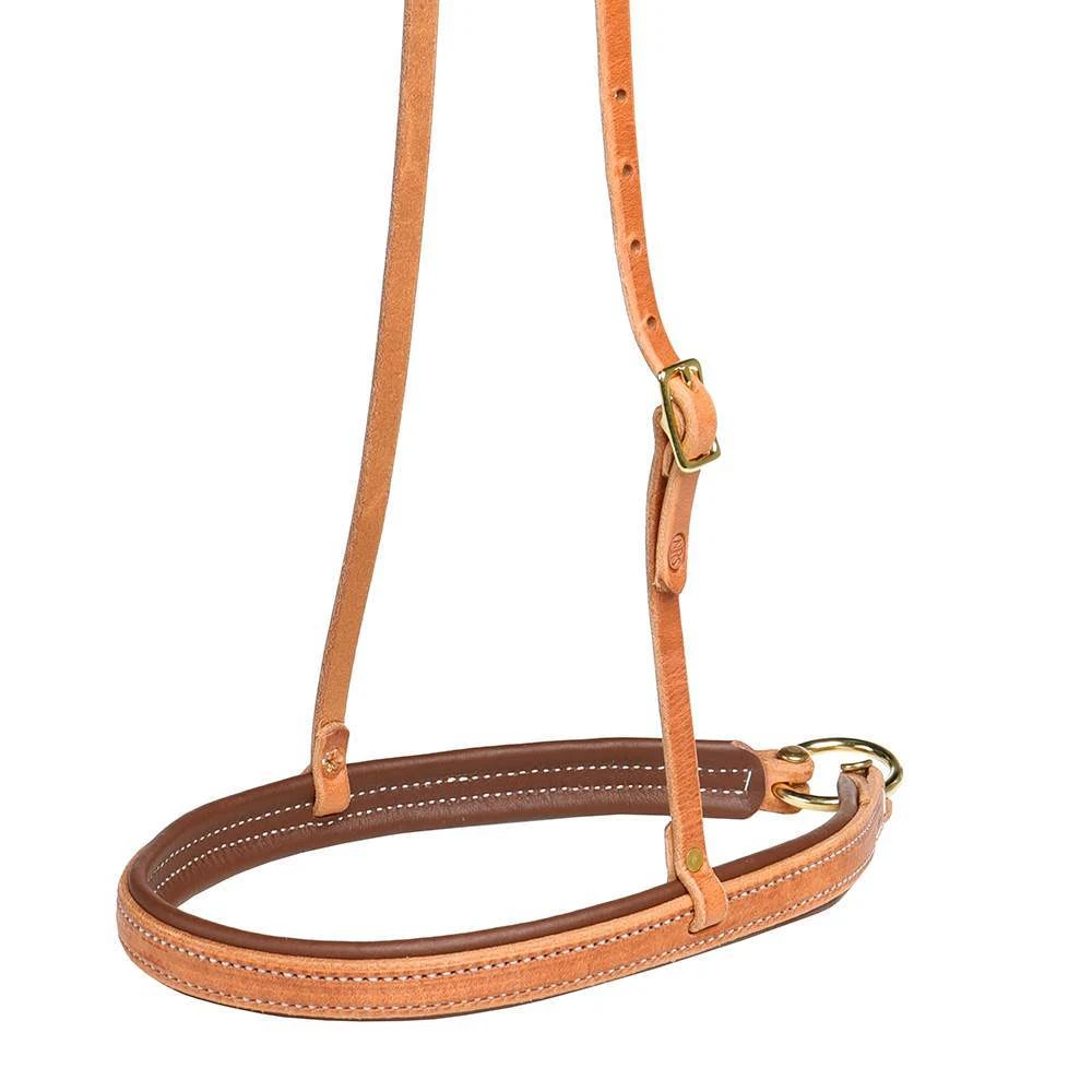 Nrs Tack Harness Leather Noseband W/Liner 2 Nrs Tack Harness Leather Noseband W/Liner - Image 2