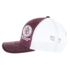 NRS Ride Ready Maroon/White Cap -Nrs NRS RIDE MAROON 03