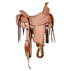 NRS Kids Rough Out With Buckstitch Ranch Saddle 7 NRS Kids Rough Out With Buckstitch Ranch Saddle -Nrs RK019 2