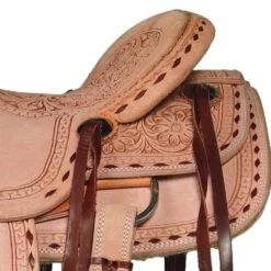 NRS Kids Rough Out With Buckstitch Ranch Saddle 8 NRS Kids Rough Out With Buckstitch Ranch Saddle -Nrs RK019 3